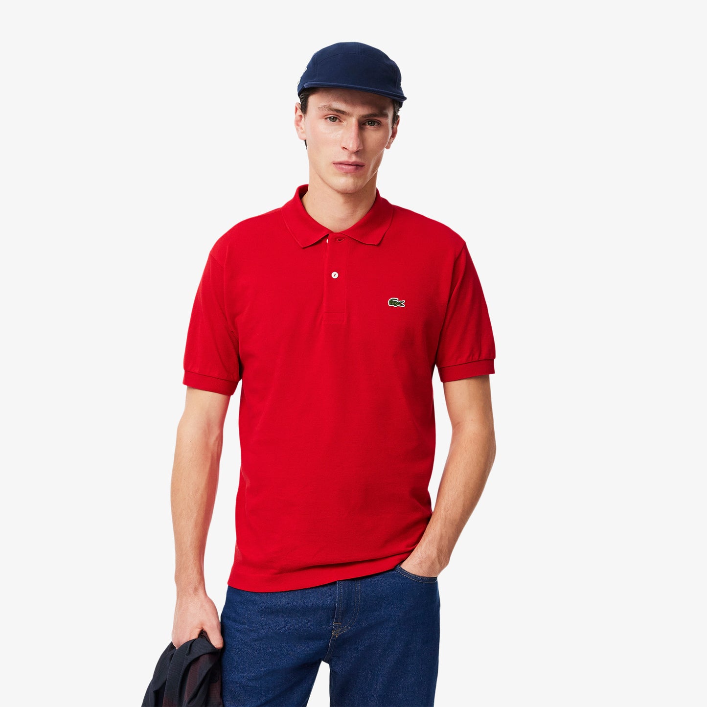 Polo Lacoste Uomo Grigio chine