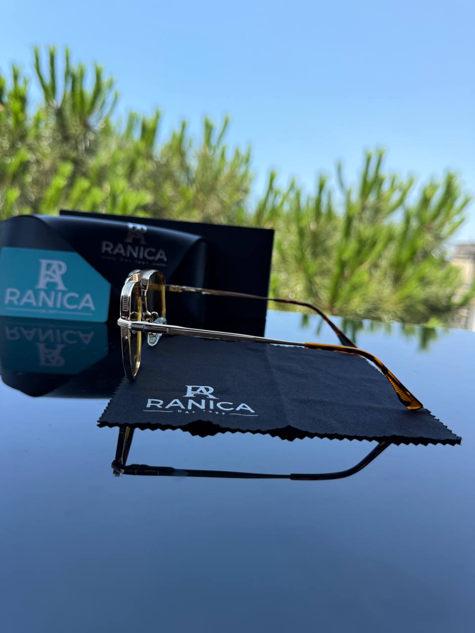 Occhiale Ranica Aviator Nero