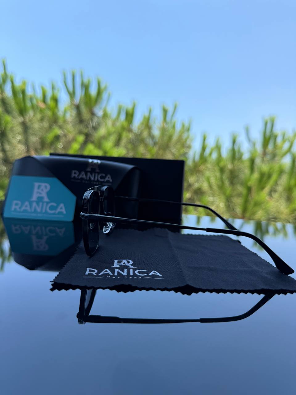 Occhiale Ranica Aviator Nero
