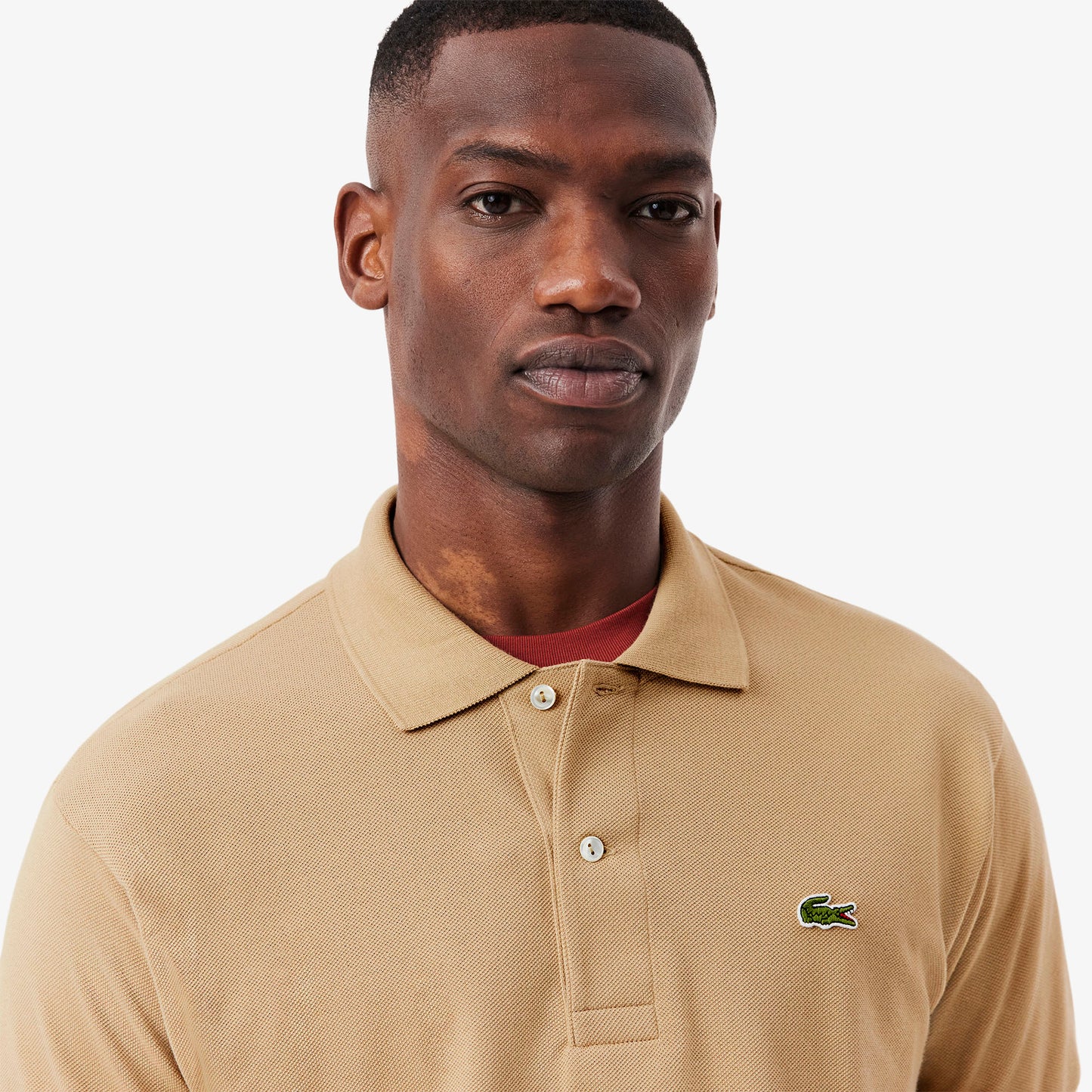 Polo Lacoste Uomo Grigio chine