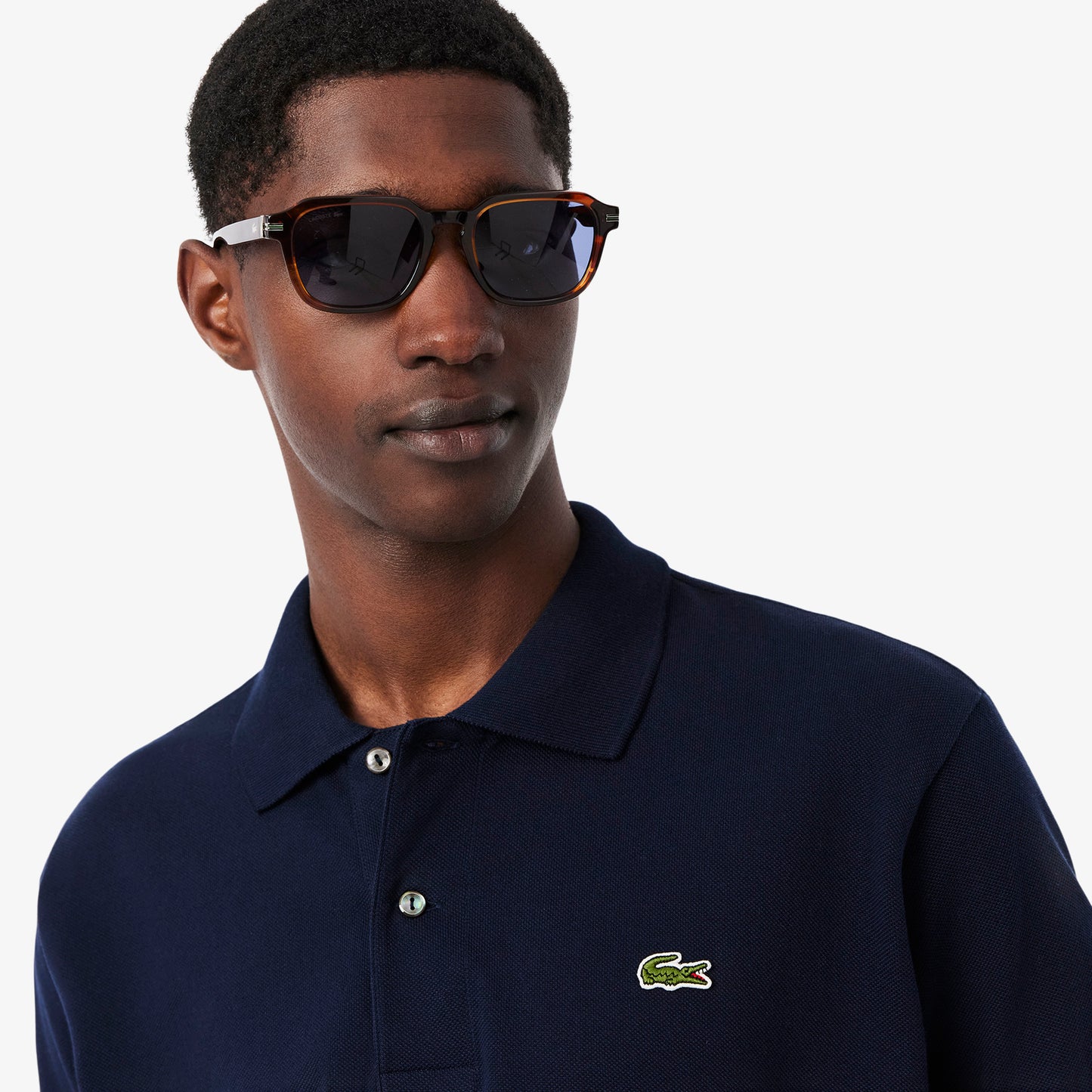Polo Lacoste Uomo Grigio chine
