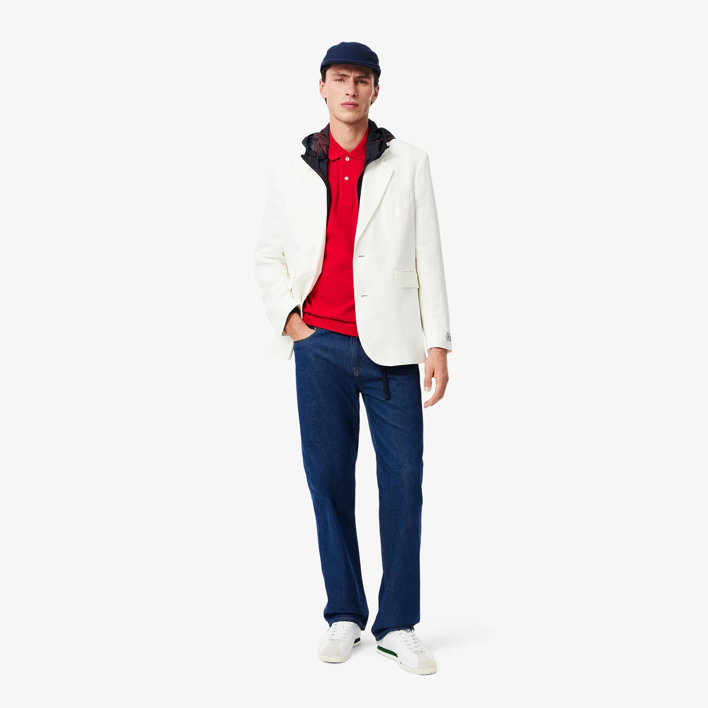 Polo Lacoste Uomo Grigio chine