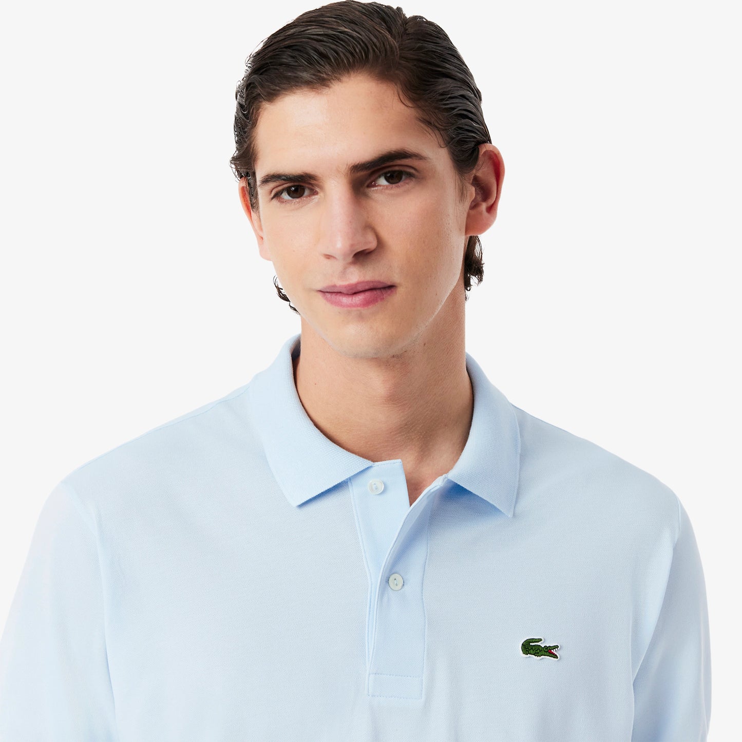 Polo Lacoste Uomo Grigio chine